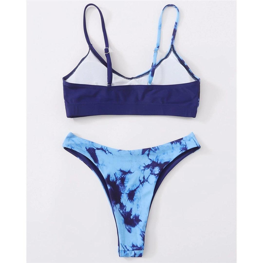 Leopard Bikini Women Swimwear Female Swimsuit Two-piece Bikini Set Comfortable Bathing Suit Swim Lady High Waist Bikini Set For Women Athletic Two Piece Soft Swimsuit Sporty Scoop Neck Bathing Suit Stevvex
