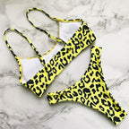 Leopard Bikini Women Swimwear Female Swimsuit Two-piece Bikini Set Comfortable Bathing Suit Swim Lady High Waist Bikini Set For Women Athletic Two Piece Soft Swimsuit Sporty Scoop Neck Bathing Suit Stevvex