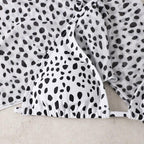 Leopard Print 3 Piece Set Long Sleeves Swimsuit 3 Piece Swimsuit Set Halter High Waist Bathing Suit With Long Sleeve Swimwear Cover Up Women's Swimming Bikini Low Waist Swimwear Women Bathing Suit Stevvex