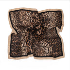 Leopard Print Square Scarf Hijab (MH182)