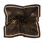 Leopard Print Square Scarf Hijab (MH182)