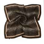 Leopard Print Square Scarf Hijab (MH182)