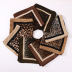Leopard Print Square Scarf Hijab (MH182)