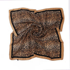 Leopard Print Square Scarf Hijab (MH182)