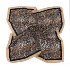 Leopard Print Square Scarf Hijab (MH182)