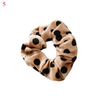 Leopard Velvet Scrunchies Hair Accessories For Women Girl Elastic Hair Ring Hair tie Ponytail Holder Rubber Hair Band Ponytail Holder Accessories for Women And Girls Stevvex