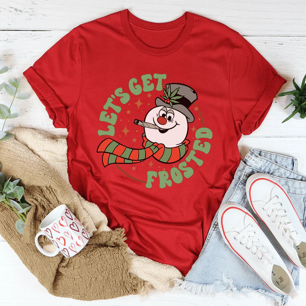 Let's Get Frosted Tee Peachy Sunday