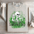 Let's Get Lucked Up Skull Sweatshirt Peachy Sunday