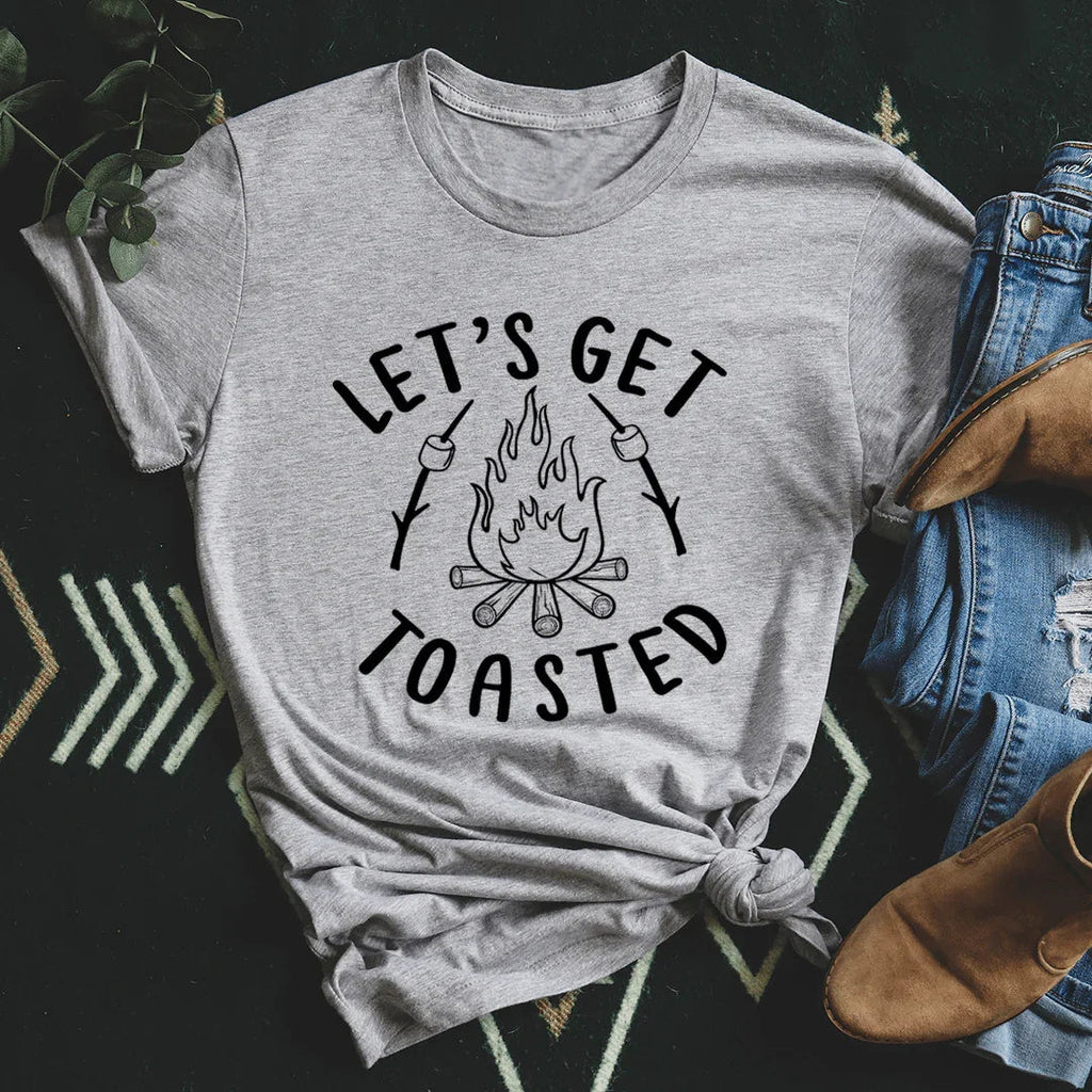 Let's Get Toasted Tee Peachy Sunday