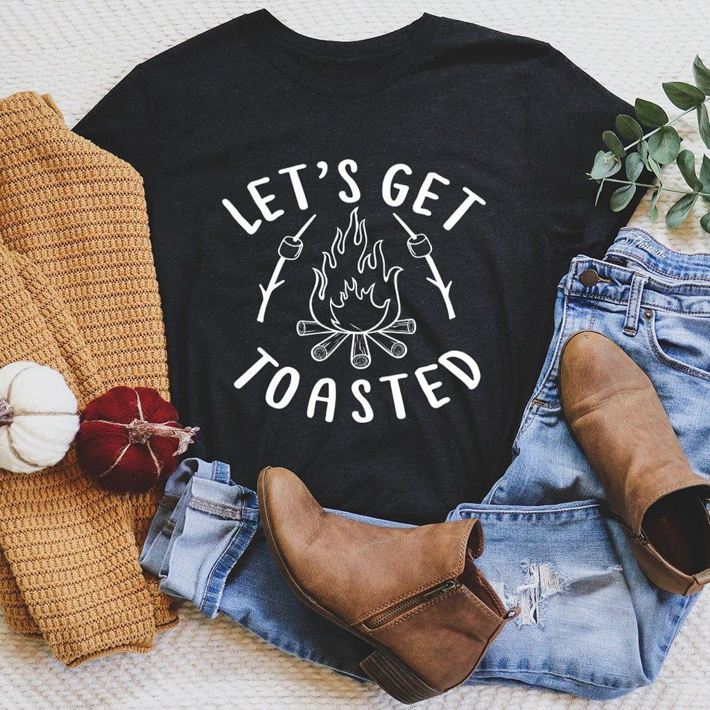 Let's Get Toasted Tee Peachy Sunday