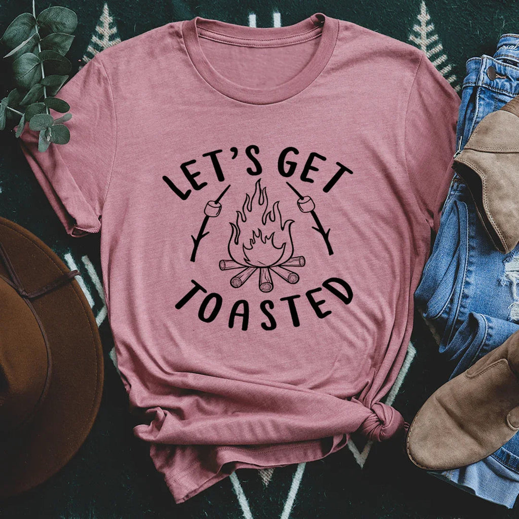 Let's Get Toasted Tee Peachy Sunday