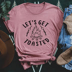 Let's Get Toasted Tee Peachy Sunday