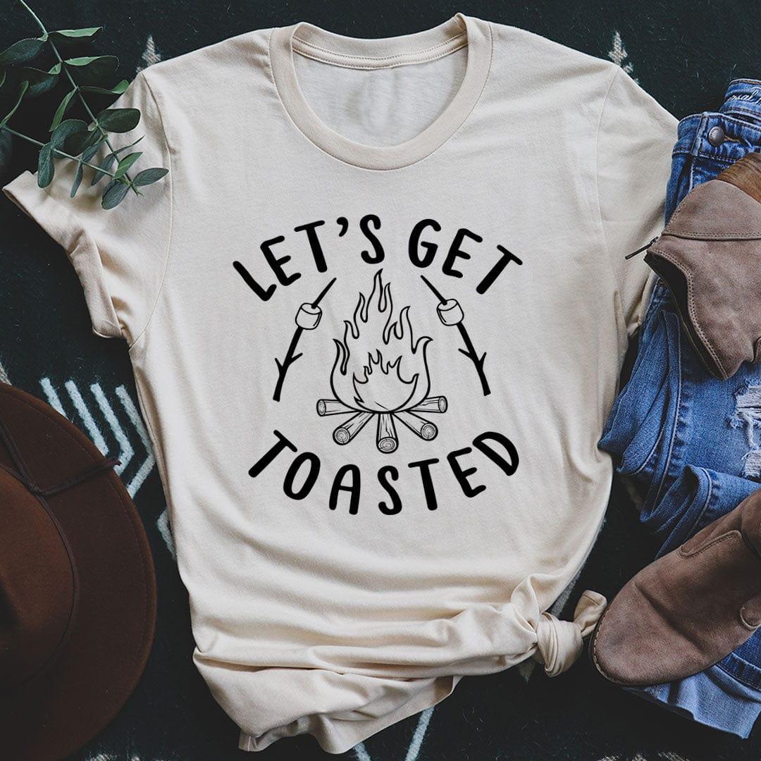 Let's Get Toasted Tee Peachy Sunday
