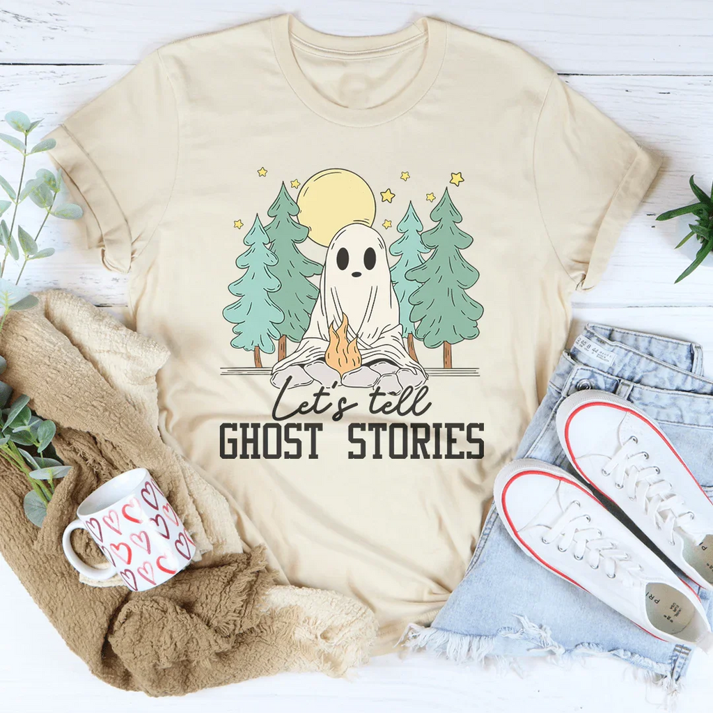 Let’s Tell Ghost Stories Tee Peachy Sunday