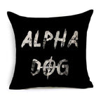 Letter Love Home Cushion Covers Cotton Linen Black White Pillow Cover I Love You Forever and Always Throw Pillow Case Love Letter Pillow Cushion Covers Fashion Home Decor Cover Sofa Bed Nordic Decorative Pillow Case 45x45CM