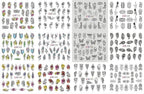 Letter Nail Water Decals With Inscriptions Sexy Girl  Black White Tattoo Slider English Alphabet Nail Decals Adhesive Letter 3D Nail Art Stickers for Women Girls Nail Decoration Manicure for Women Decorations Birthday Party Favor Gift Stevvex
