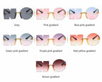 Letter NO Party Rimless Irregular Design Sunglasses For Men/Women Fashionable NO Sunglasses for Kids Oversize & Irregular Design Frameless Polygon Glasses For Children Stevvex