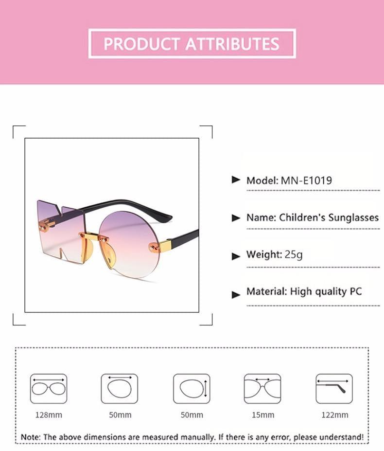 Letter NO Party Rimless Irregular Design Sunglasses For Men/Women Fashionable NO Sunglasses for Kids Oversize & Irregular Design Frameless Polygon Glasses For Children Stevvex