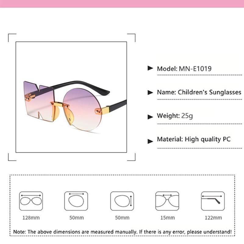 Letter NO Party Rimless Irregular Design Sunglasses For Men/Women Fashionable NO Sunglasses for Kids Oversize & Irregular Design Frameless Polygon Glasses For Children Stevvex