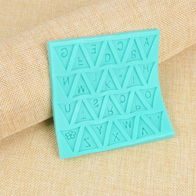 Letters Mold Triangle Alphabet Silicone Baking Mould Cupcake Decorating Tool Fondant Candy Chocolate Gumpaste Nonstick Letters Mold Triangle Alphabet Silicone Baking Mould Cupcake Decorating Tool Stevvex