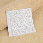 Letters Mold Triangle Alphabet Silicone Baking Mould Cupcake Decorating Tool Fondant Candy Chocolate Gumpaste Nonstick Letters Mold Triangle Alphabet Silicone Baking Mould Cupcake Decorating Tool Stevvex