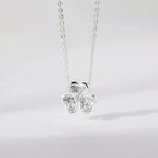 Clover Necklace, Three Leaf Clover Necklace, Silver Necklace For Her