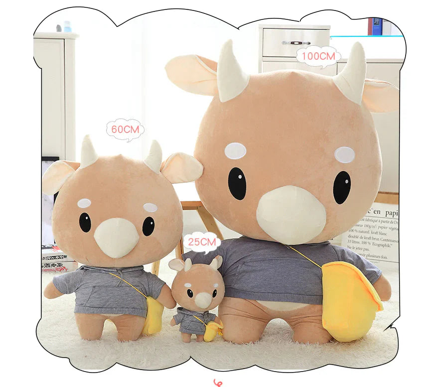 Jin Secretary Plush Cow Doll - Stuffed Toy Figure Pi-Mart