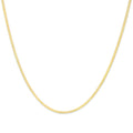 Unisex Solid 14K Gold 2.8mm Imperial Herringbone Chain Necklace Pi-Mart