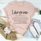 Librarian Someone Who Does Precision Tee Peachy Sunday