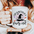 Life Is Better In A Pointy Hat Ceramic Mug 15 oz Peachy Sunday