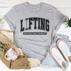 Lifting Cheaper Than Therapy Tee Peachy Sunday