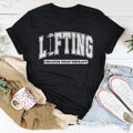 Lifting Cheaper Than Therapy Tee Peachy Sunday