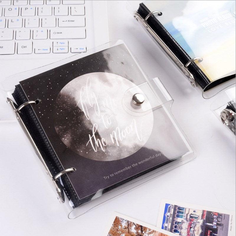 Light and Shadow Series Photo Album Ticket Storage Postcard 3 Inch memory 100 Pockets for Fujifilm Mini Film Paper Baby Family Scrapbook Albums DIY Memorable Gifts For Loved Ones Stevvex