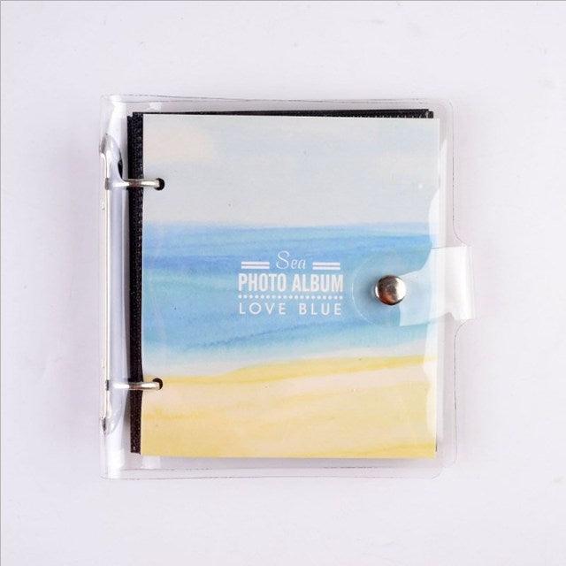 Light and Shadow Series Photo Album Ticket Storage Postcard 3 Inch memory 100 Pockets for Fujifilm Mini Film Paper Baby Family Scrapbook Albums DIY Memorable Gifts For Loved Ones Stevvex