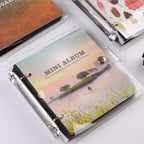 Light and Shadow Series Photo Album Ticket Storage Postcard 3 Inch memory 100 Pockets for Fujifilm Mini Film Paper Baby Family Scrapbook Albums DIY Memorable Gifts For Loved Ones Stevvex