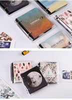 Light and Shadow Series Photo Album Ticket Storage Postcard 3 Inch memory 100 Pockets for Fujifilm Mini Film Paper Baby Family Scrapbook Albums DIY Memorable Gifts For Loved Ones Stevvex