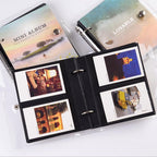 Light and Shadow Series Photo Album Ticket Storage Postcard 3 Inch memory 100 Pockets for Fujifilm Mini Film Paper Baby Family Scrapbook Albums DIY Memorable Gifts For Loved Ones Stevvex