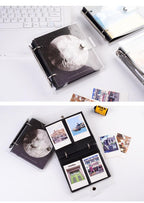 Light and Shadow Series Photo Album Ticket Storage Postcard 3 Inch memory 100 Pockets for Fujifilm Mini Film Paper Baby Family Scrapbook Albums DIY Memorable Gifts For Loved Ones Stevvex