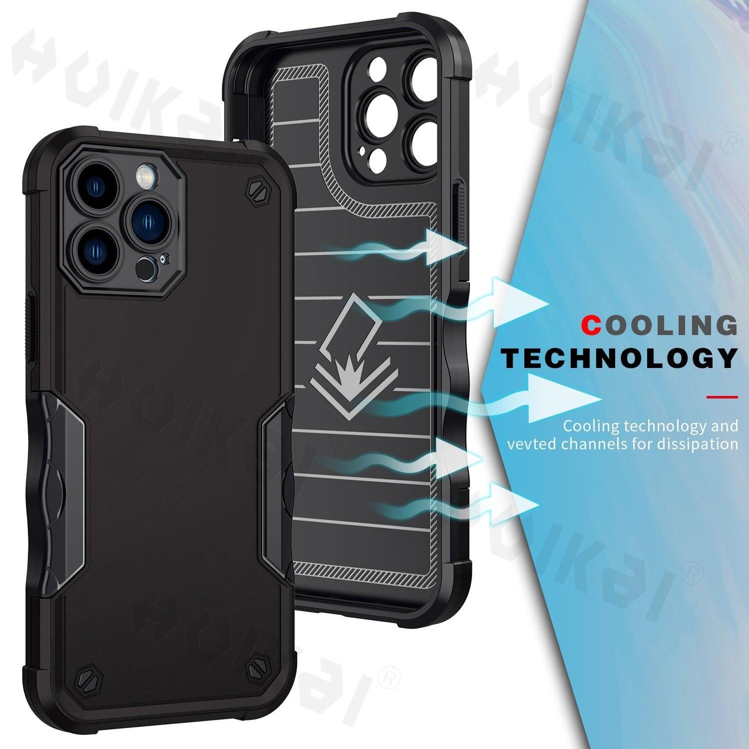 Light-Armor Shockproof Case For iPhone 14 Pro Max 13 Pro Max Mini 12 Max Cover Ultra-thin Mobile Case Ultra Slim Soft Silicone Cover iphone Case Compatible with iPhone 12 Pro Case Stevvex