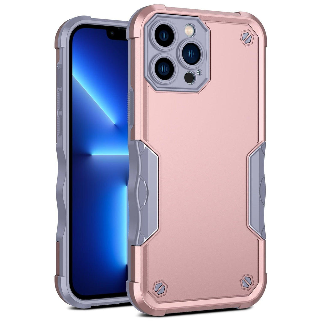 Light-Armor Shockproof Case For iPhone 14 Pro Max 13 Pro Max Mini 12 Max Cover Ultra-thin Mobile Case Ultra Slim Soft Silicone Cover iphone Case Compatible with iPhone 12 Pro Case Stevvex