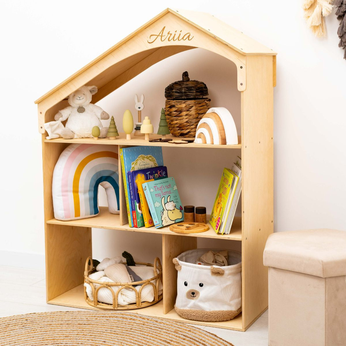White Dollhouse Bookcase - SJB-DIAMOND ELITES