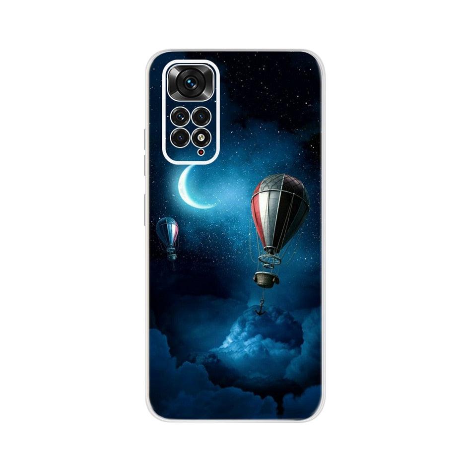 Light Luminous Case for Redmi Case Phone Cover in Soft and Hard PC Shockproof Anti-Scratch Case For Xiaomi Redmi Note 11 Case Redmi Note 11S Cover Luxury Cat Butterfly Soft Silicone Full Bumper For Xiaomi Redmi Note11 S Case Stevvex