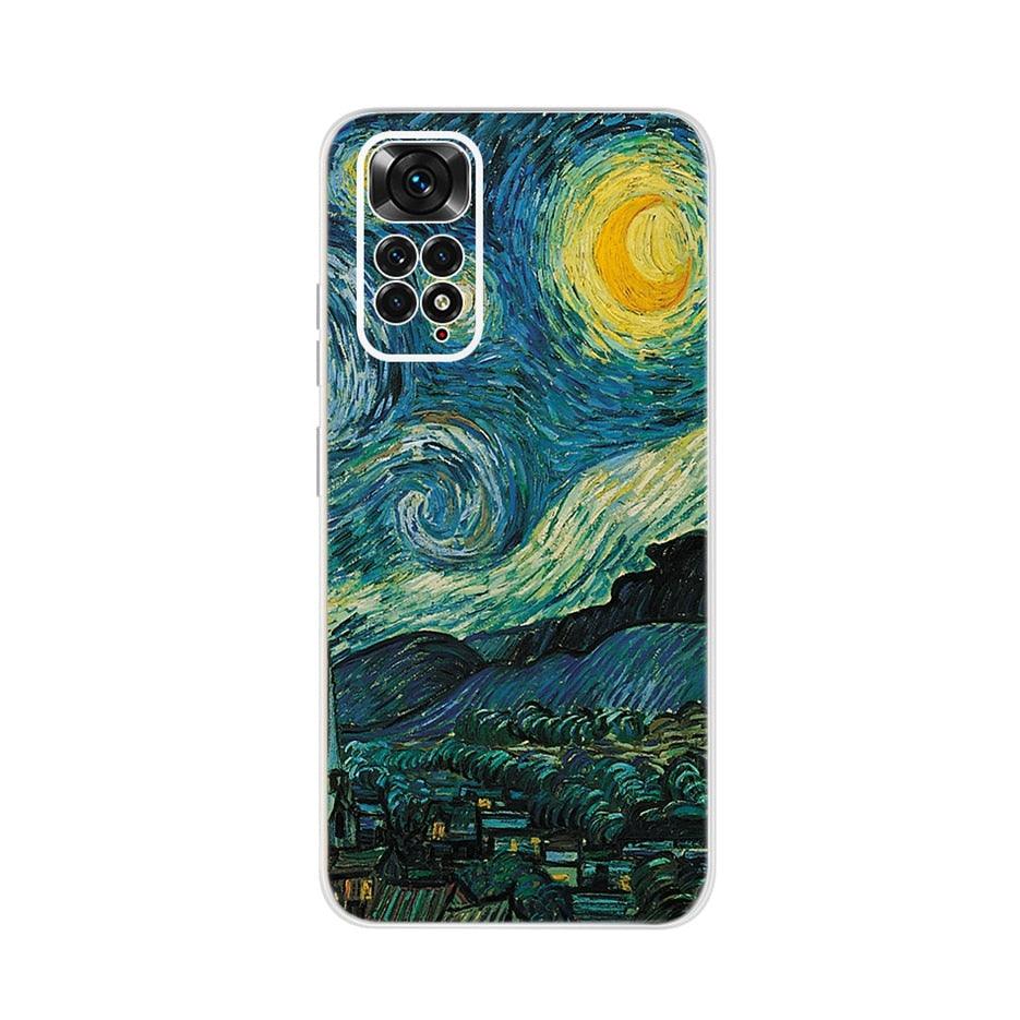 Light Luminous Case for Redmi Case Phone Cover in Soft and Hard PC Shockproof Anti-Scratch Case For Xiaomi Redmi Note 11 Case Redmi Note 11S Cover Luxury Cat Butterfly Soft Silicone Full Bumper For Xiaomi Redmi Note11 S Case Stevvex
