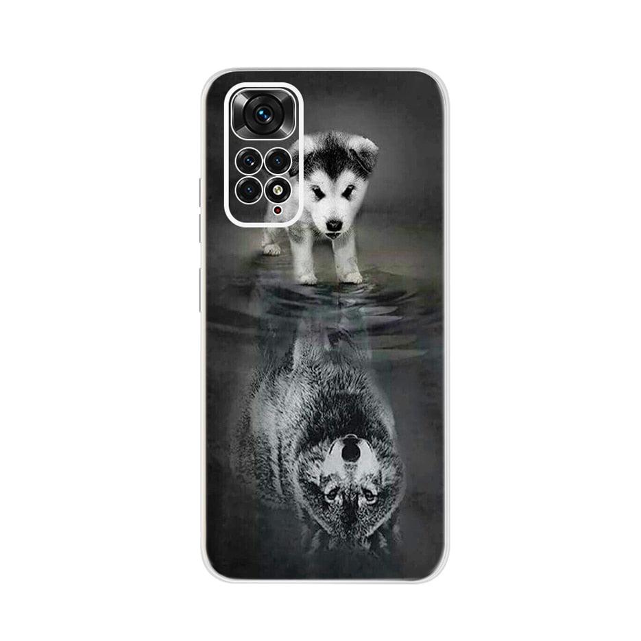 Light Luminous Case for Redmi Case Phone Cover in Soft and Hard PC Shockproof Anti-Scratch Case For Xiaomi Redmi Note 11 Case Redmi Note 11S Cover Luxury Cat Butterfly Soft Silicone Full Bumper For Xiaomi Redmi Note11 S Case Stevvex