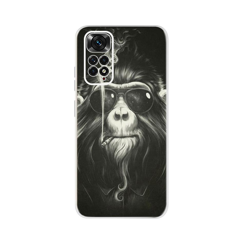 Light Luminous Case for Redmi Case Phone Cover in Soft and Hard PC Shockproof Anti-Scratch Case For Xiaomi Redmi Note 11 Case Redmi Note 11S Cover Luxury Cat Butterfly Soft Silicone Full Bumper For Xiaomi Redmi Note11 S Case Stevvex