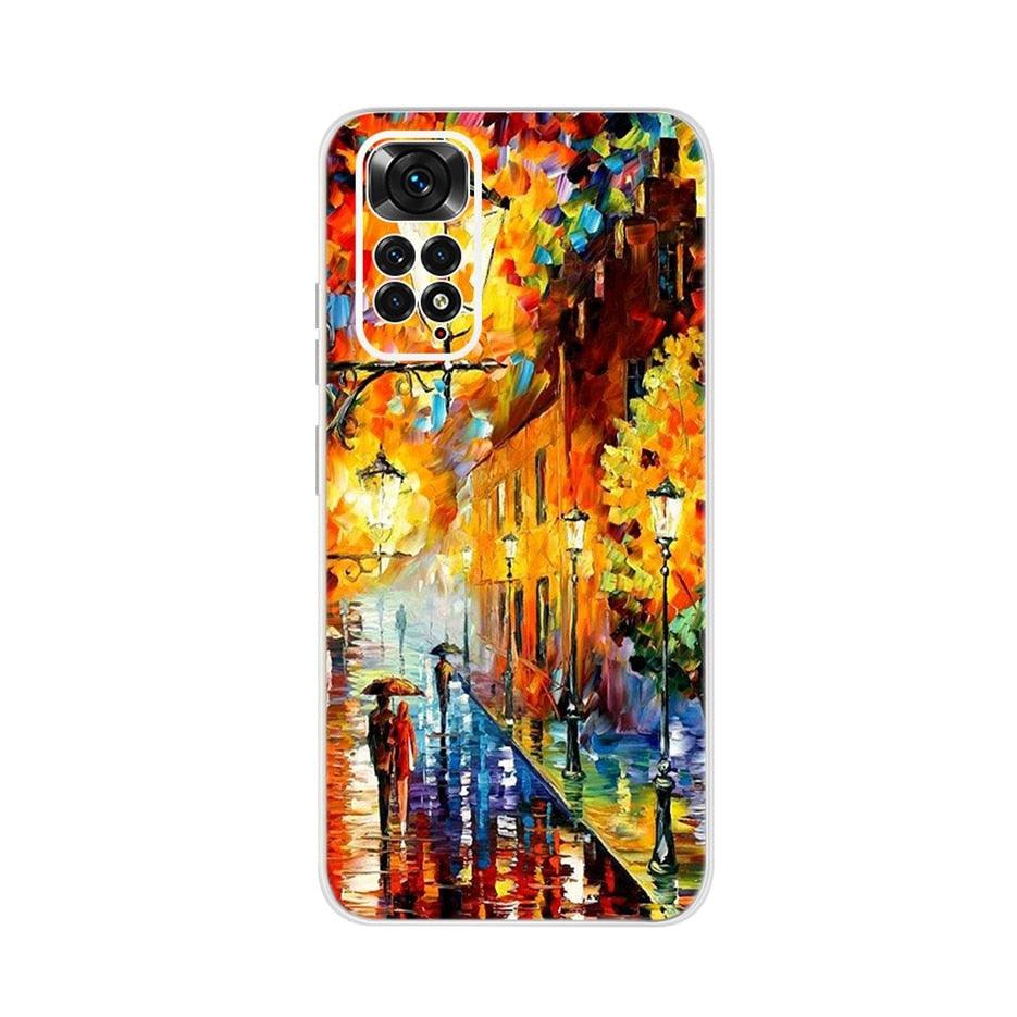 Light Luminous Case for Redmi Case Phone Cover in Soft and Hard PC Shockproof Anti-Scratch Case For Xiaomi Redmi Note 11 Case Redmi Note 11S Cover Luxury Cat Butterfly Soft Silicone Full Bumper For Xiaomi Redmi Note11 S Case Stevvex