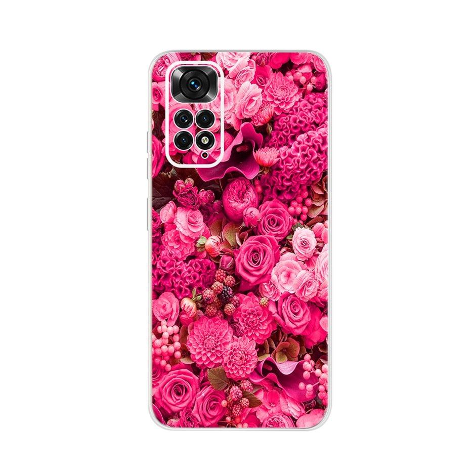Light Luminous Case for Redmi Case Phone Cover in Soft and Hard PC Shockproof Anti-Scratch Case For Xiaomi Redmi Note 11 Case Redmi Note 11S Cover Luxury Cat Butterfly Soft Silicone Full Bumper For Xiaomi Redmi Note11 S Case Stevvex
