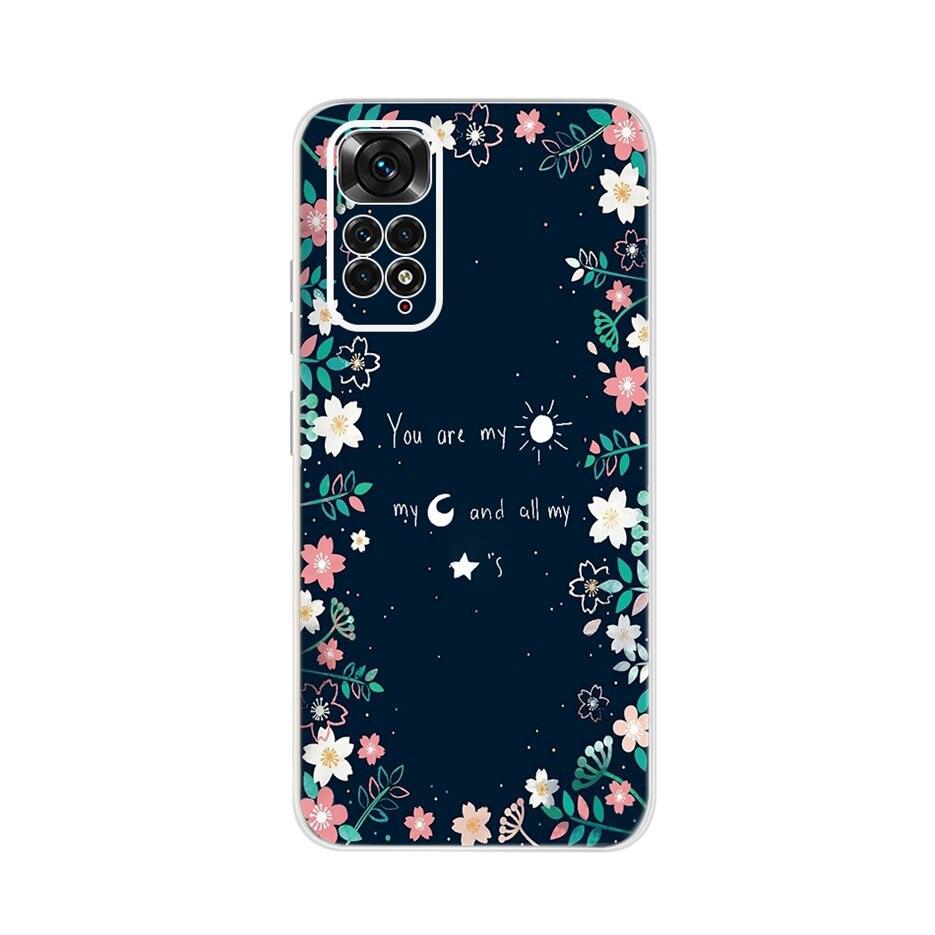 Light Luminous Case for Redmi Case Phone Cover in Soft and Hard PC Shockproof Anti-Scratch Case For Xiaomi Redmi Note 11 Case Redmi Note 11S Cover Luxury Cat Butterfly Soft Silicone Full Bumper For Xiaomi Redmi Note11 S Case Stevvex