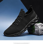 Light Mans Running Shoes Comfortable Breathable Men's Sneaker Casual Antiskid And Wear-Resistant Jogging Mens Sport Lace Up Low Top Jogging Man Athletic Sneakers Stevvex