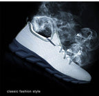 Light Mans Running Shoes Comfortable Breathable Men's Sneaker Casual Antiskid And Wear-Resistant Jogging Mens Sport Lace Up Low Top Jogging Man Athletic Sneakers Stevvex